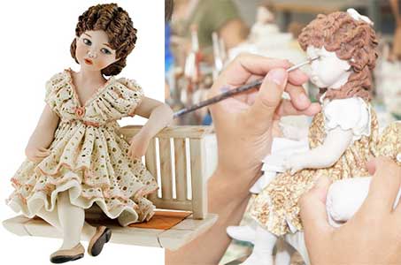 фарфоровые куклы, статуэтка фарфоровая купить