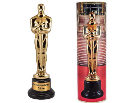 Статуэтка  "Оскар" - "За взятие юбилея 55 лет!"