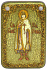 Настольная икона "Святой благоверный князь Глеб" на мореном дубе