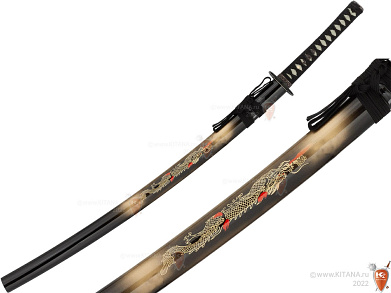 Катана "Дракон Маки" в подарочном футляре