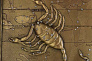 Панно "Скорпион" малое 20х25 см