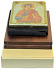 Аналойная икона "Святой Великомученик Георгий Победоносец" на мореном дубе