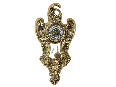 Часы настенные с маятником "Конша Пендулино", золото