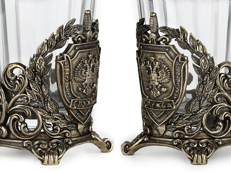 Стопки "ФСБ" 3 шт. в подарочном кейсе