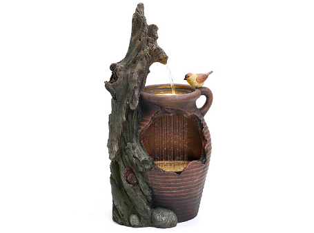 Фонтан для дачи и сада ''Канарейка'' с подсветкой