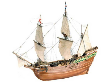 Деревянный корабль для сборки MAYFLOWER масштаб 1:64