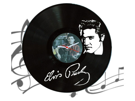 Настенные часы-пластинка "Elvis Presley"