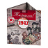 Набор для чая "75 лет" с DVD-открыткой (золочение)
