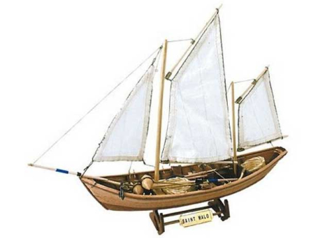 Сборная модель судна с плоским дном Saint Malo
