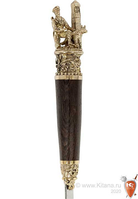 Шампура с деревянной ручкой (6 шт.) "Пограничник"  в чехле Oxford