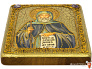Подарочная икона "Преподобный Антоний Великий" на мореном дубе