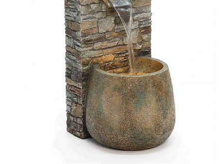 Фонтан для дачи и сада "Акведук" с подсветкой