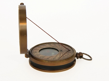 Карманный компас, антик Ø5 см.