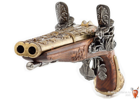 Пистолет двуствольный Наполеона (Франция 1806 г.)