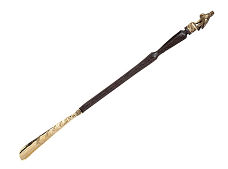 Рожок для обуви с длинной ручкой "Орел" в подарочном тубусе, 65 см.