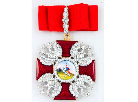 Орден Святого Александра Невского большой со стразами