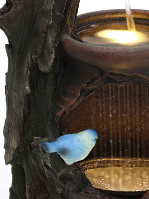 Фонтан для дачи и сада ''Канарейка'' с подсветкой