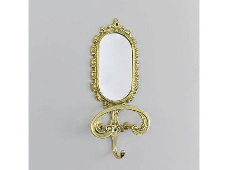 Вешалка-зеркало для одежды настенная "Букет"