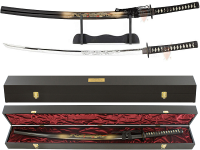 Катана "Дракон Маки" в подарочном футляре