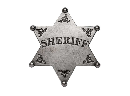 Значок шерифа США, шестиконечный