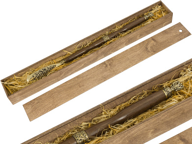 Ложка для обуви "Герб" (72см.) в подарочном футляре