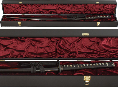 Катана, меч самурайский "Акебоно" в подарочном футляре