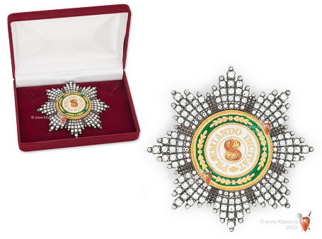 Звезда ордена Святого Станислава со стразами