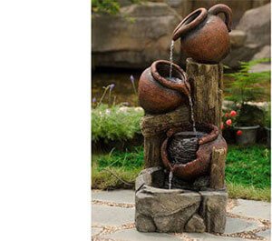 садовый фонтан, декоративный водопад, купить декоративный фонтан