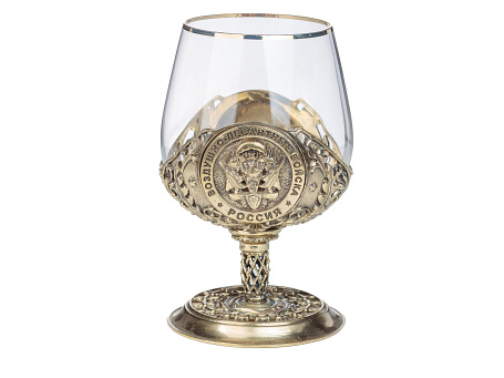 Бокал для коньяка "ВДВ" в футляре