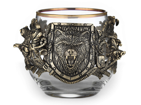 Бокал для виски "Охота. Медведь"