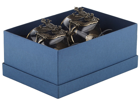 Бокалы для коньяка "Герб России" 2шт.