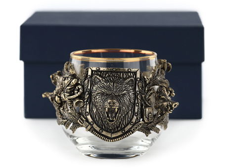 Бокал для виски "Охота. Медведь"