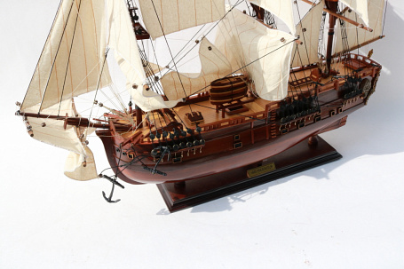 Модель парусного корабля "Bark Endeavour", 70 см
