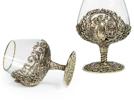 Бокалы для коньяка "ФСБ" 6шт. в кейсе