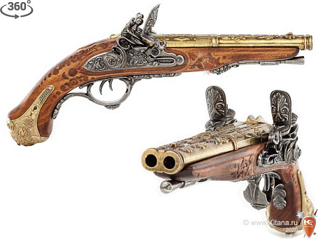 Пистолет двуствольный Наполеона (Франция 1806 г.)