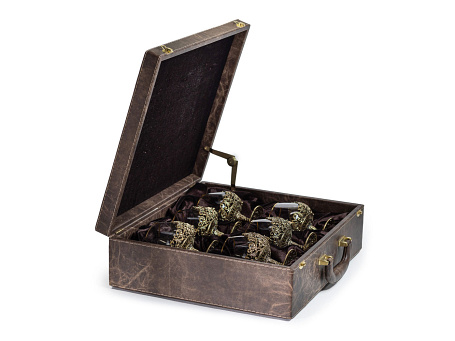 Бокалы для коньяка "Нефтяник" 6шт. в кейсе