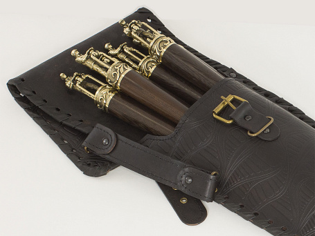 Шампуры "Газовики" (6 шт.) в колчане (VIP)